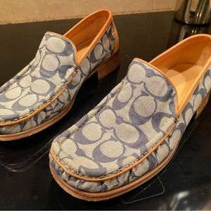 Coach loafer shoe for Women.  Style is Vala L Jeans logo. Only worn a few times